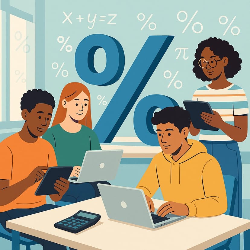 Maestro matematica con il nostro calcolatore percentuale gratuito - Strumento essenziale per gli studenti