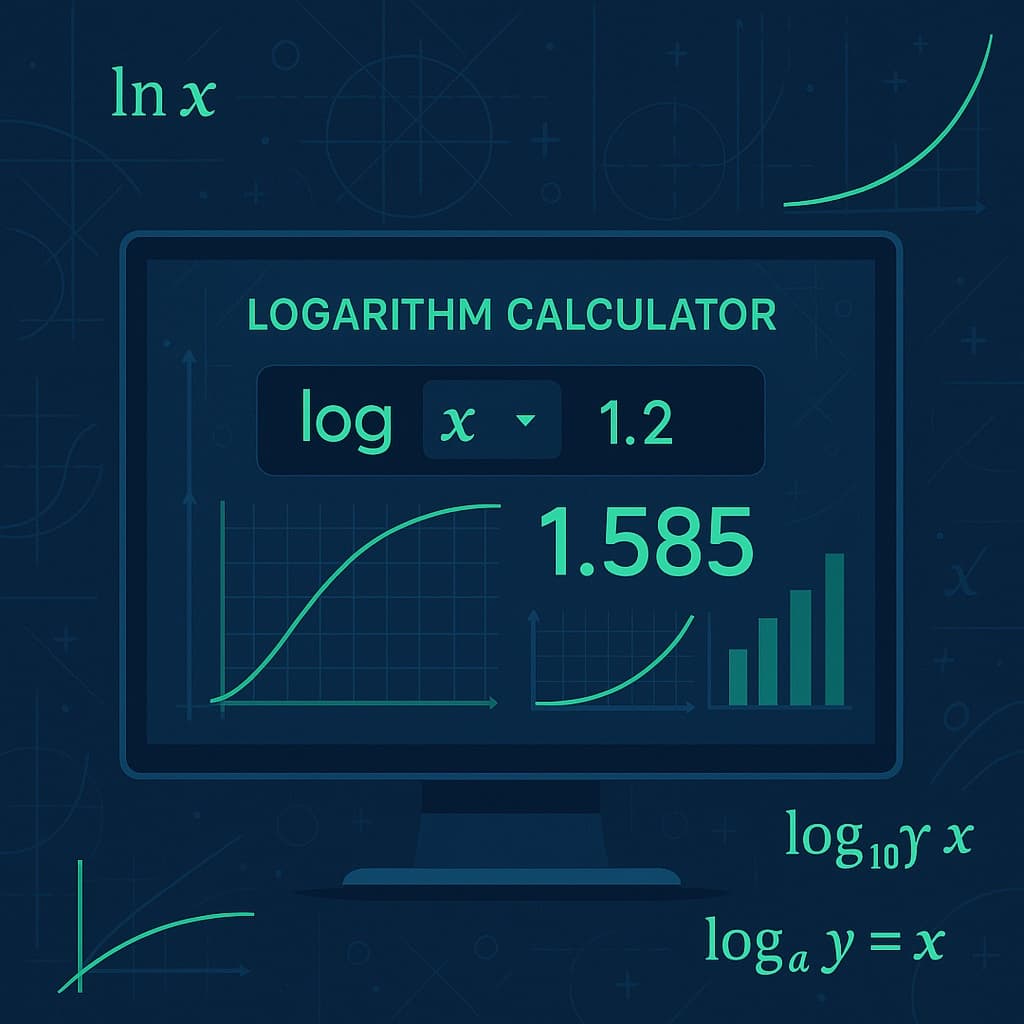 Calcolatore del logaritmo professionale: dalla matematica di base alle applicazioni scientifiche