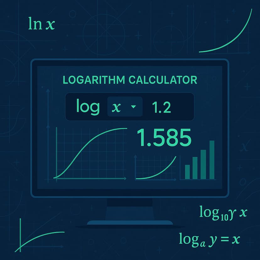 Calcolatore del logaritmo professionale: dalla matematica di base alle applicazioni scientifiche