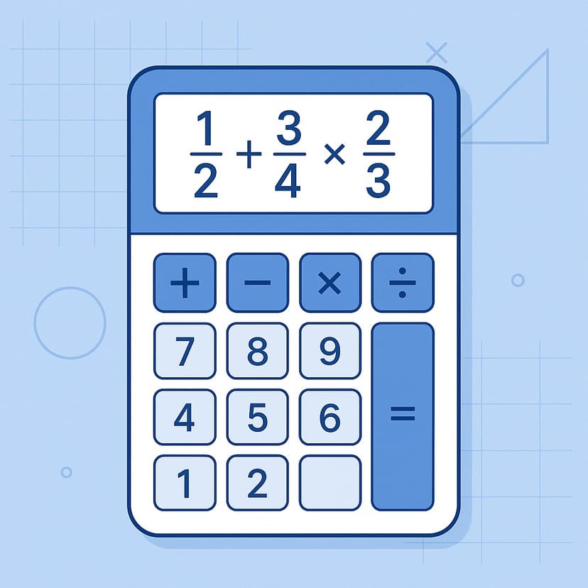 Calculatrice de fraction: Simplifier, ajouter, soustraire et convertir les fractions instantanément