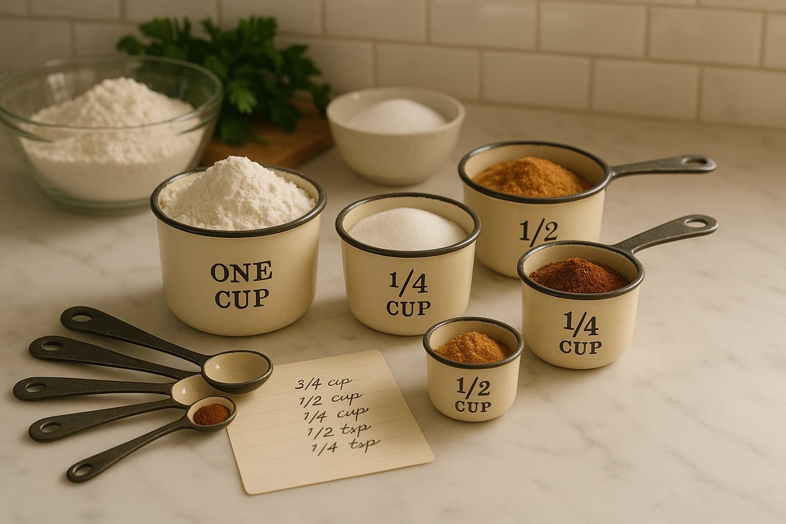 Magia della frazione in cucina: scala, misura e cuocere con confiden