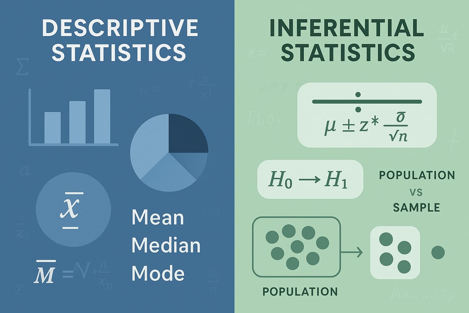 Statistiques descriptives vs statistiques inférentielles: guide complet des méthodes d'analyse des données