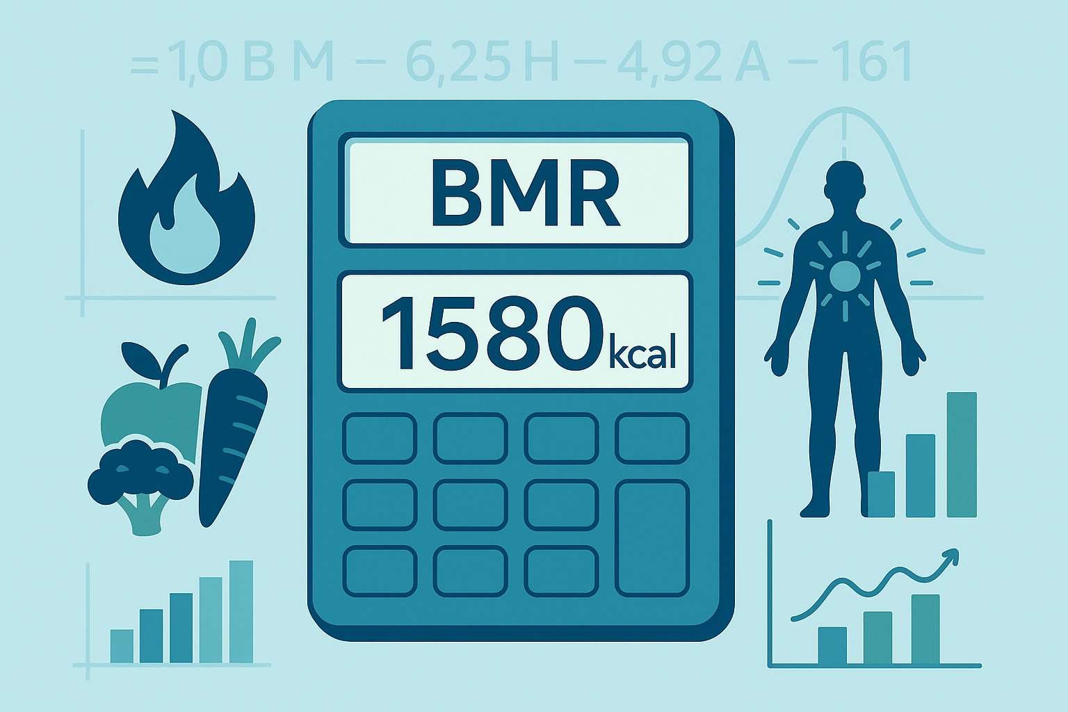 Calculatrice BMR: Calculez instantanément votre taux métabolique basal et les calories quotidiennes