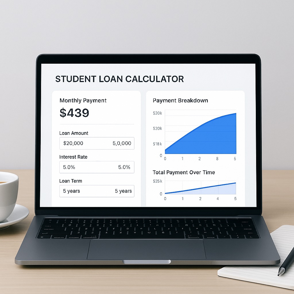 Calculatrice de Prêts Étudiants
