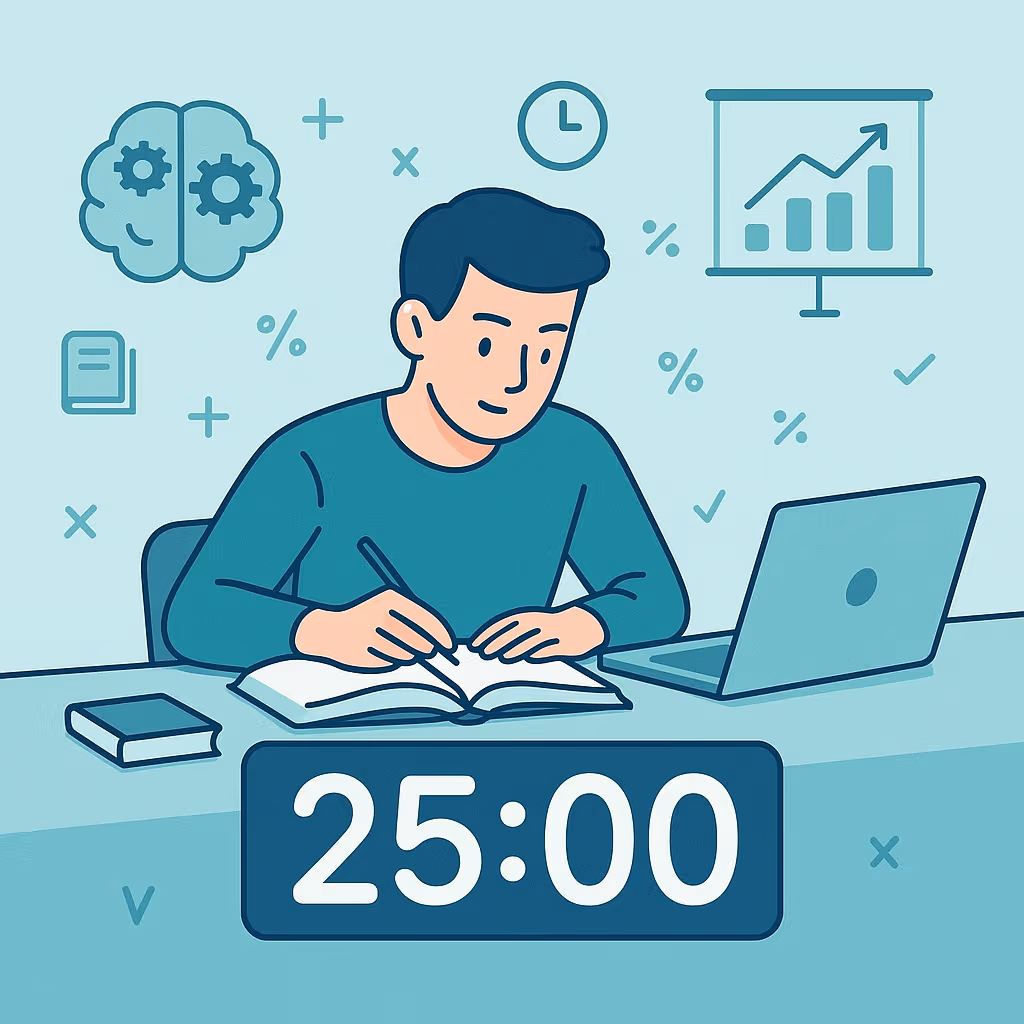 プロのように焦点:学生と専門家向けの高度な学習タイマー