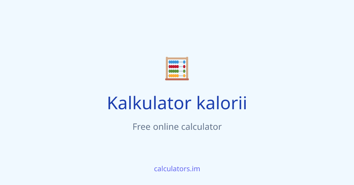 kalkulator-kalorii